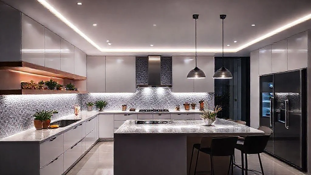 Iluminación LED para cocinas: Diseño y Eficiencia