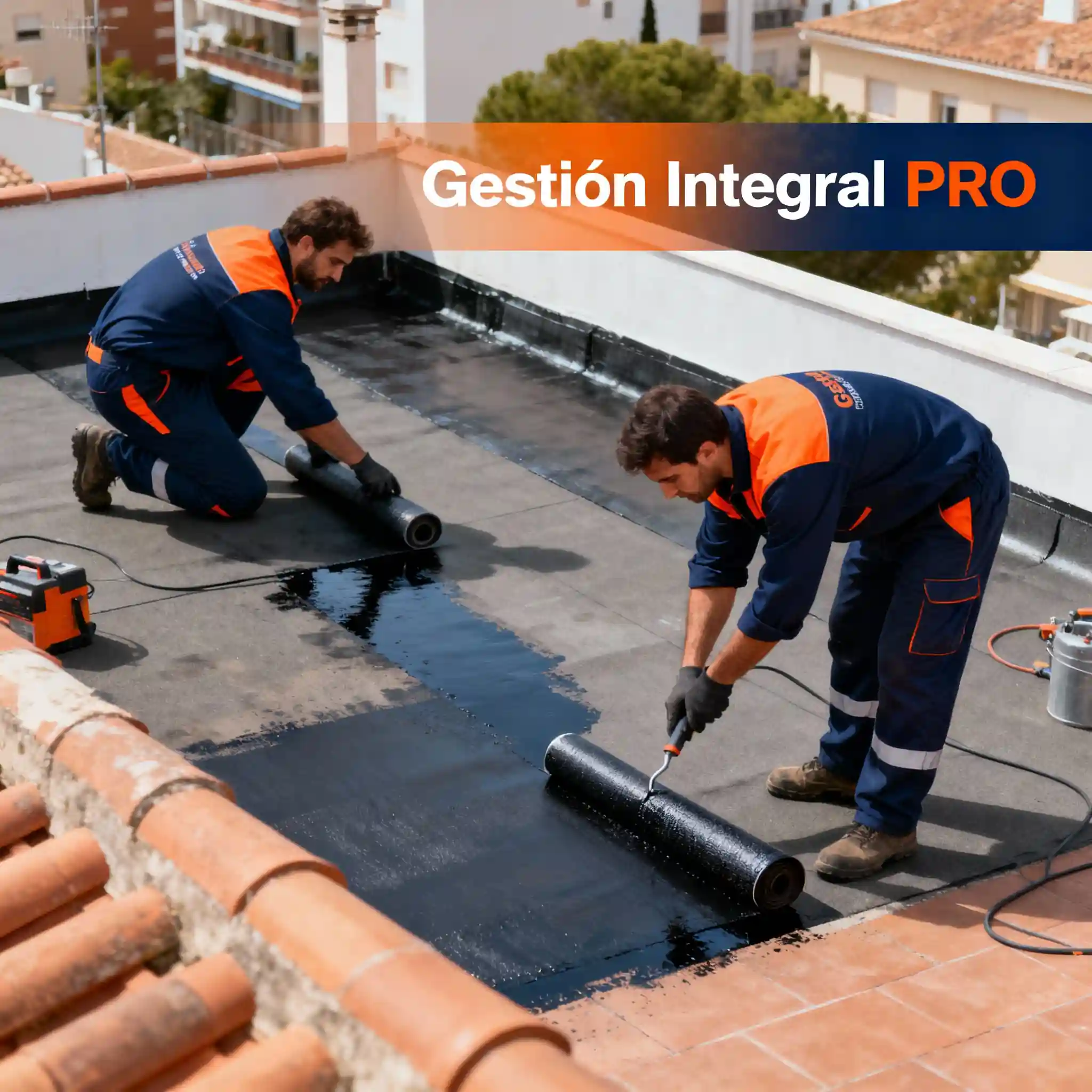 Reparación de cubiertas profesional