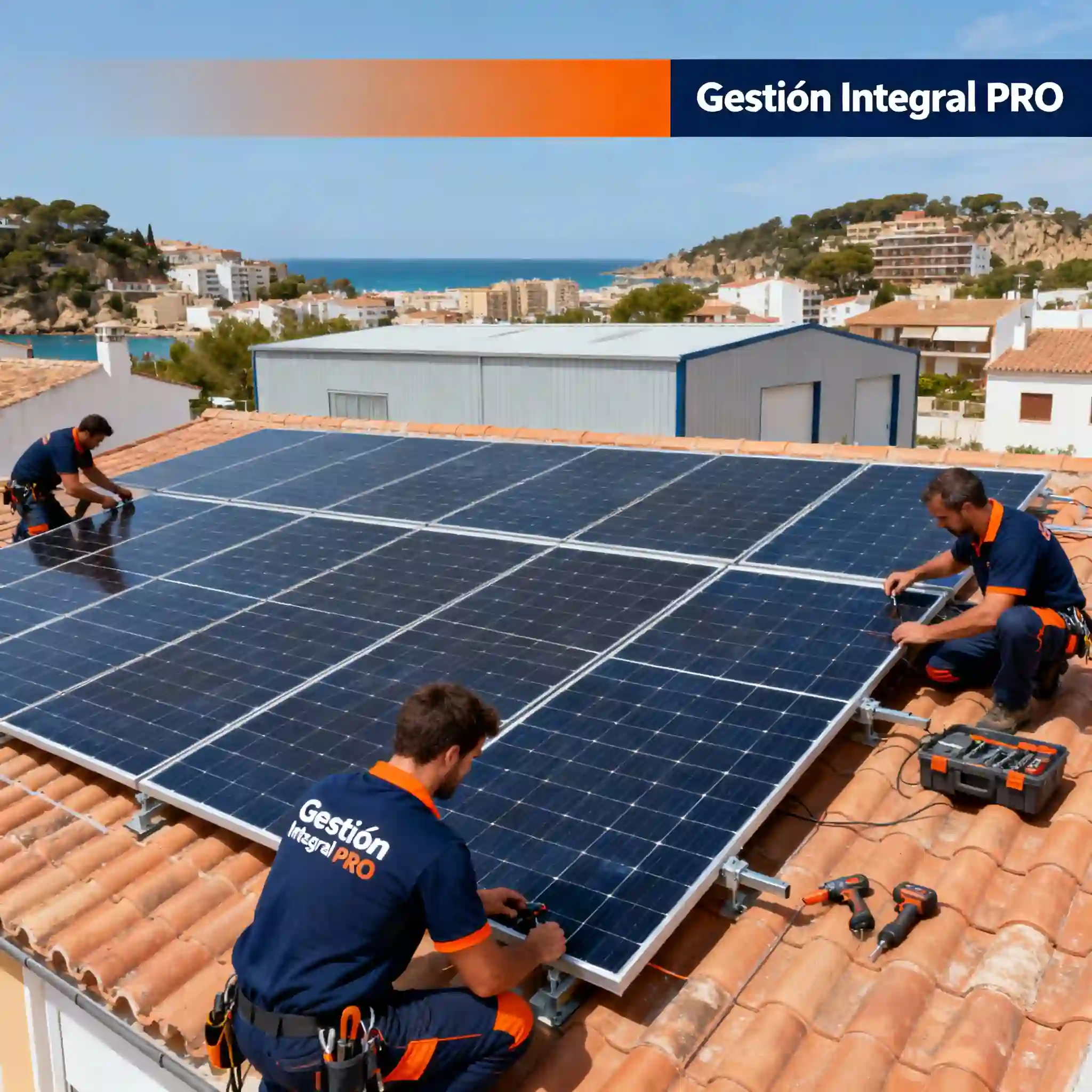 Instalación de energía solar profesional