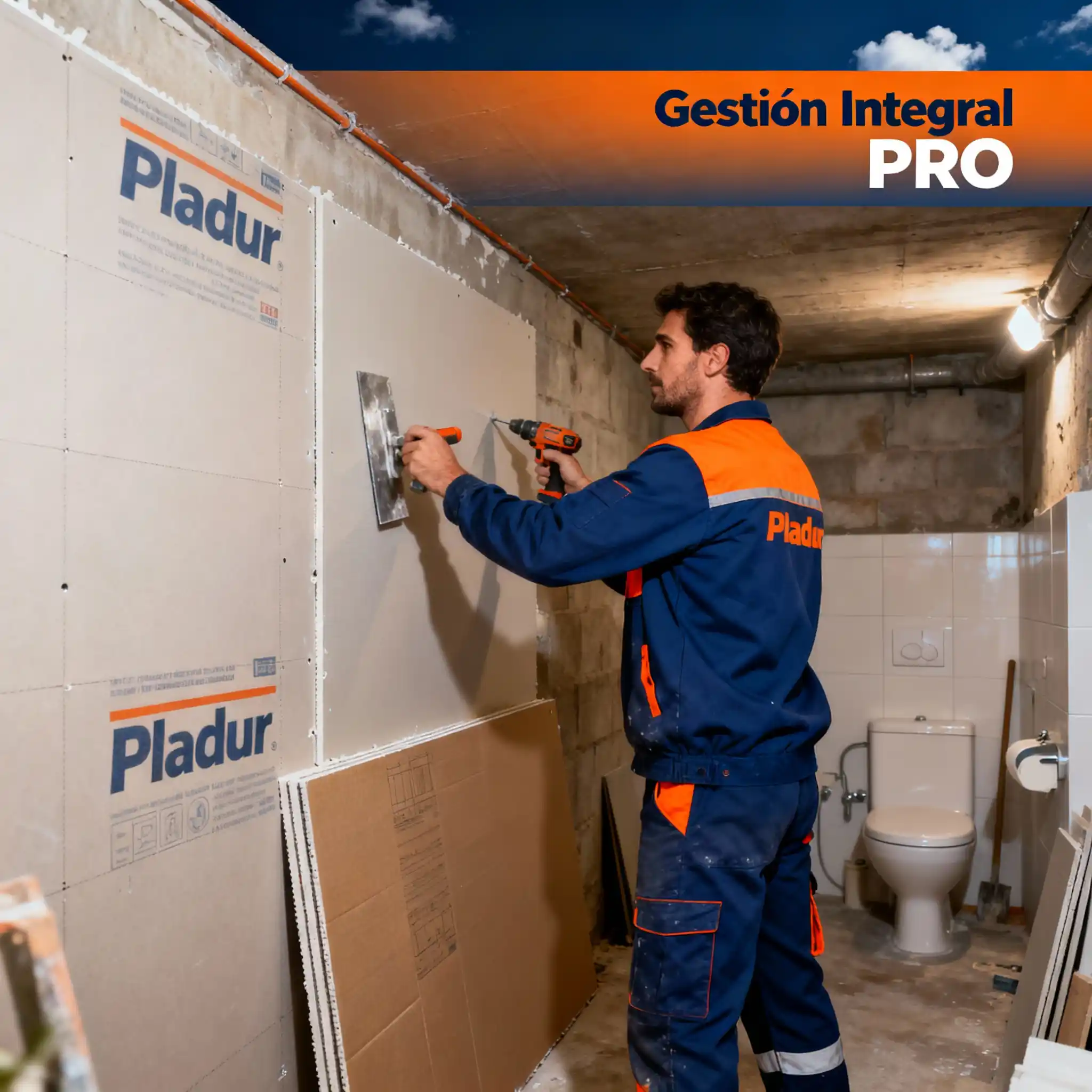 Instalación de pladur profesional