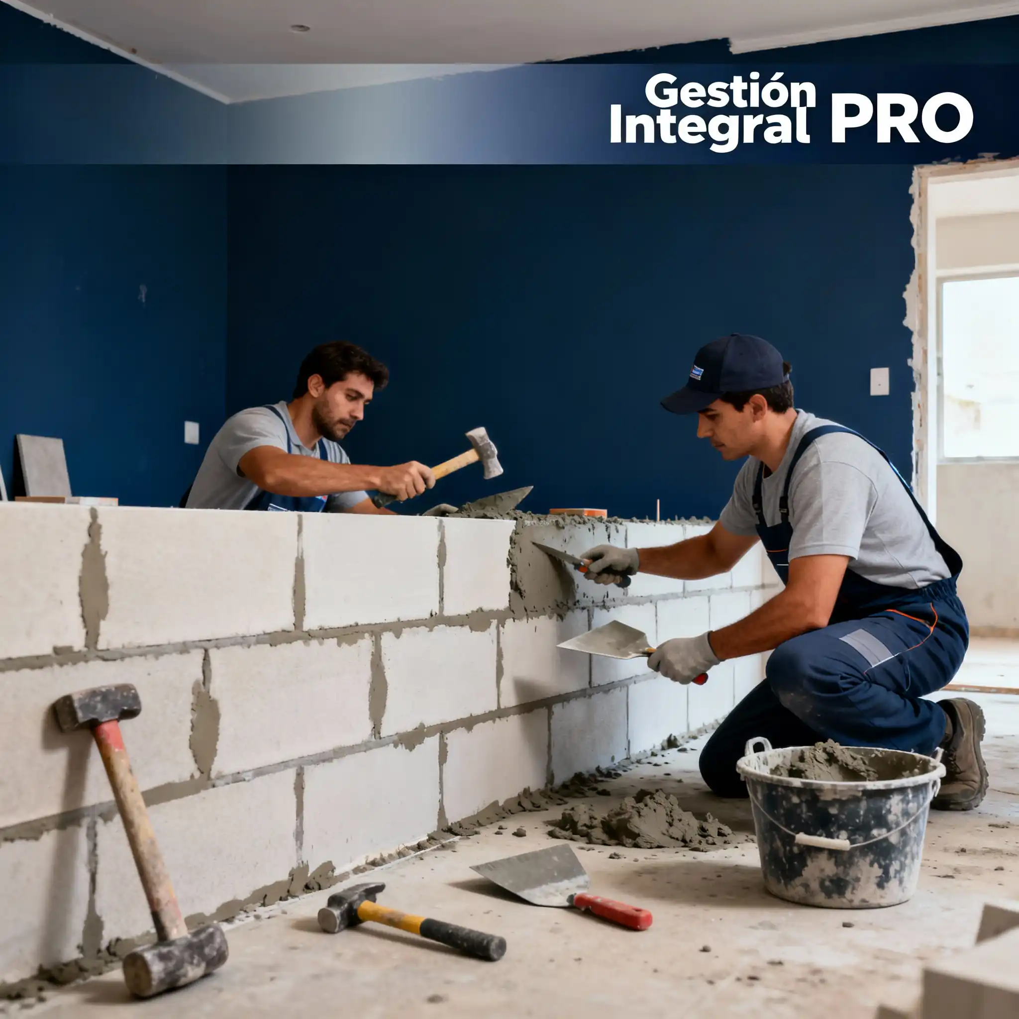 Obras de albañilería de calidad profesional
